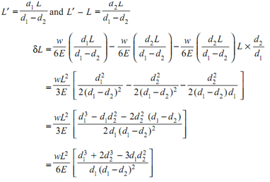 940_Evaluate elongation because of self weight of tapering rod4.png